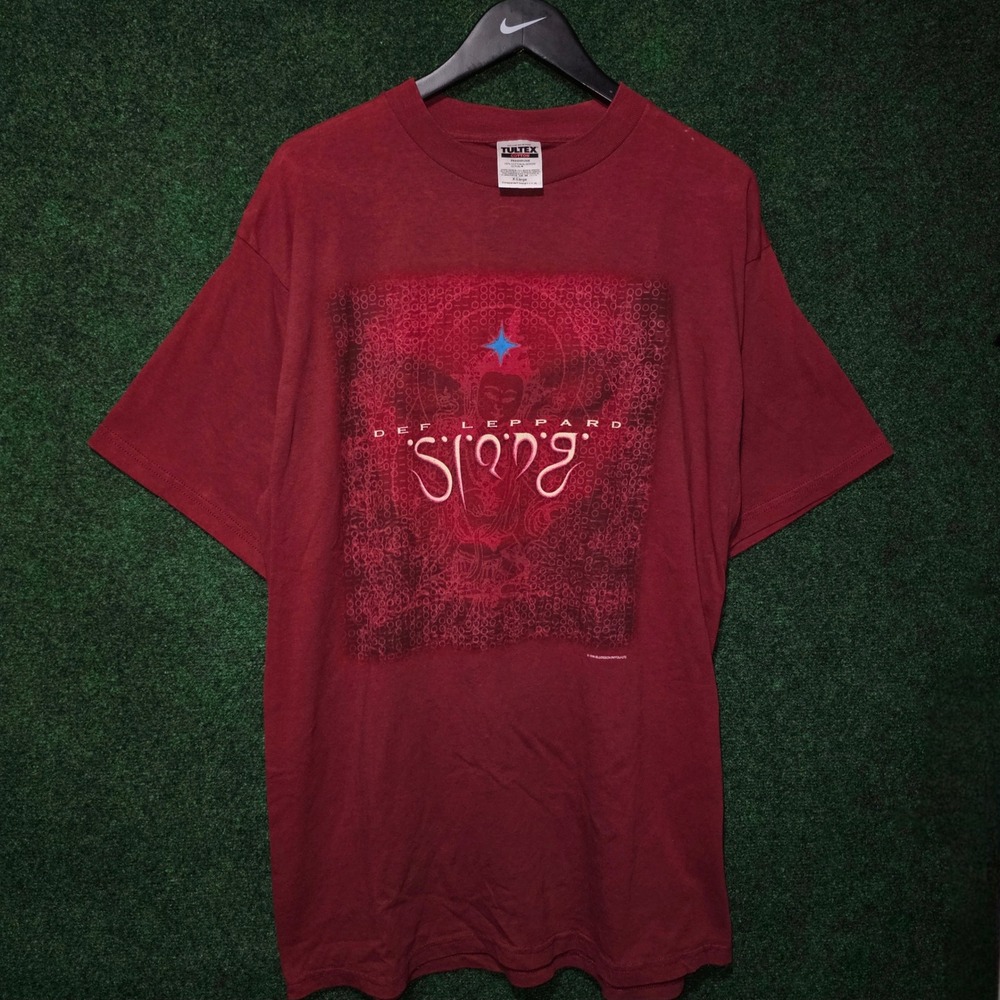 Vintage 90s Def Leppard Slang Tour T-Shirt 1996 Band Tee